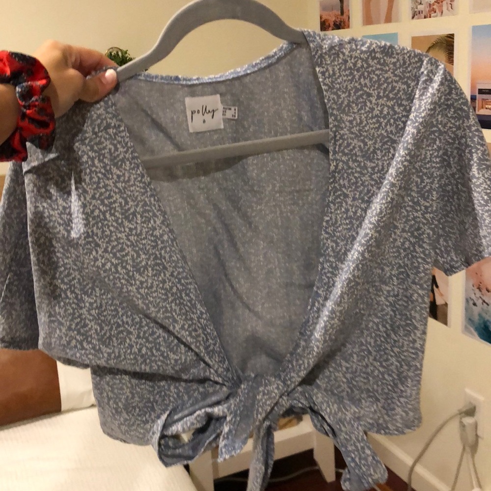 princess polly tie shirt